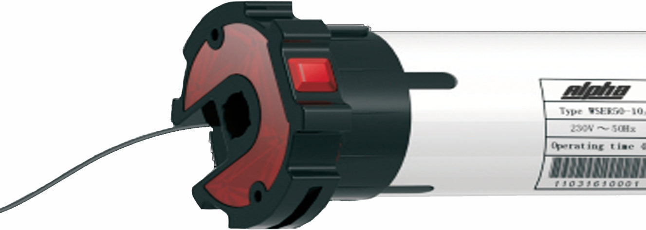 Alpha WSER50 30/21 Universal Tubular Motor – 30 Nm Electronic Limit + RF Receiver